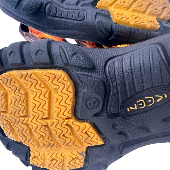 Keen Newport Flame Rubber Sandals Size 8 - Picture 8 of 8
